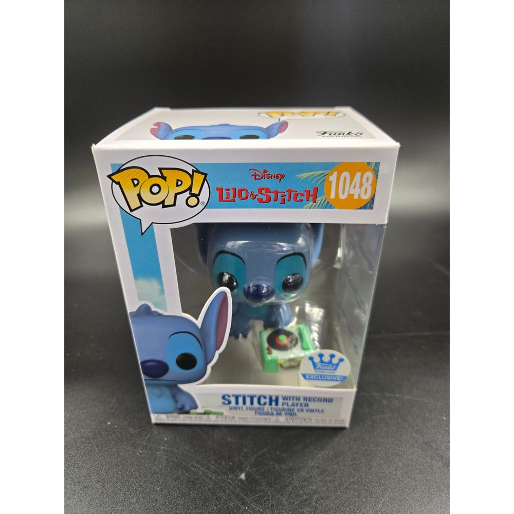Funko Pop Disney Lilo & Stitch Stitch with Record Player 1048 Funko Exclusive